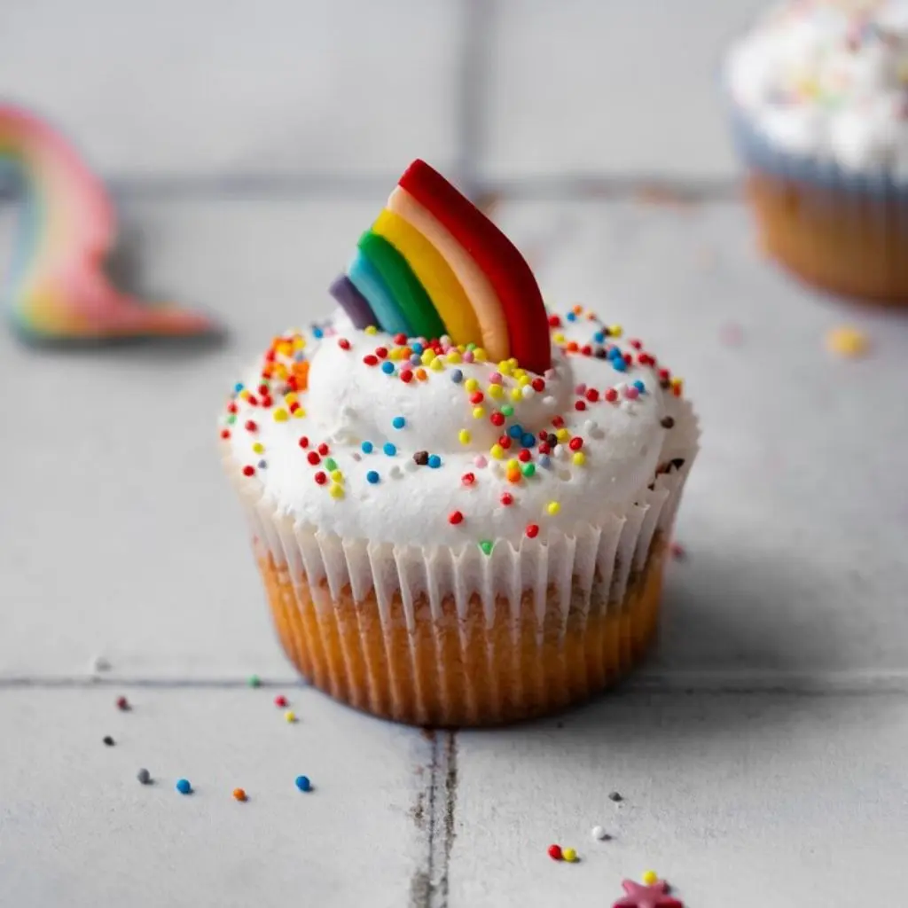 Rainbow Cupcake